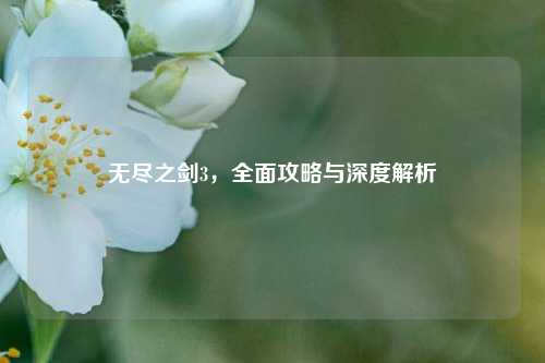 无尽之剑3，全面攻略与深度解析