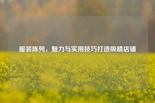 服装陈列，魅力与实用技巧打造吸睛店铺